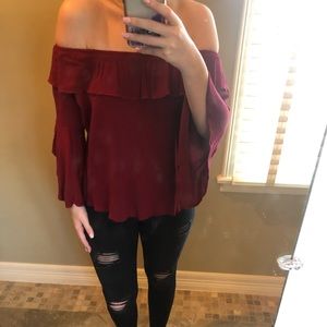 Off the shoulder top
